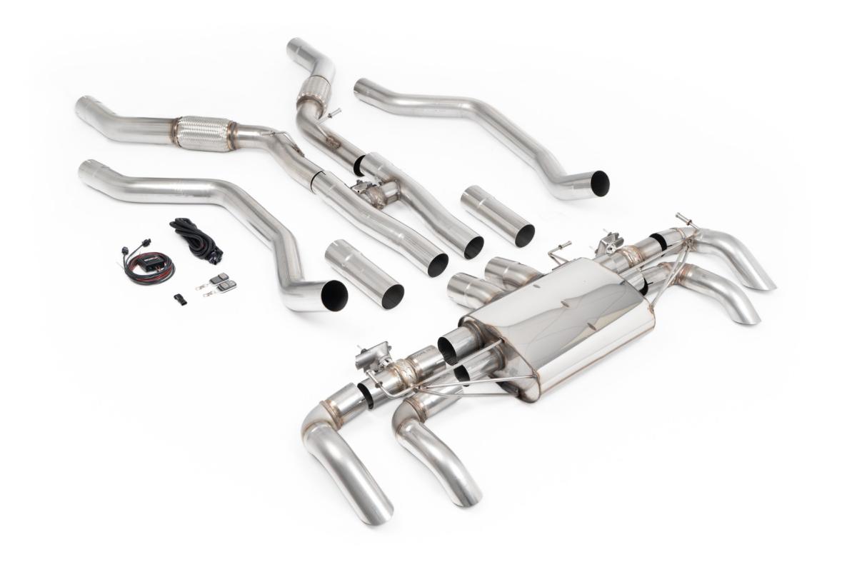 Milltek 80mm Resonated Cat-Back Exhaust | Range Rover Vogue L460 P530 - downturn Tips Milltek 80mm Resonated Cat-Back Exhaust | Range Rover Vogue L460 P530 - downturn Tips