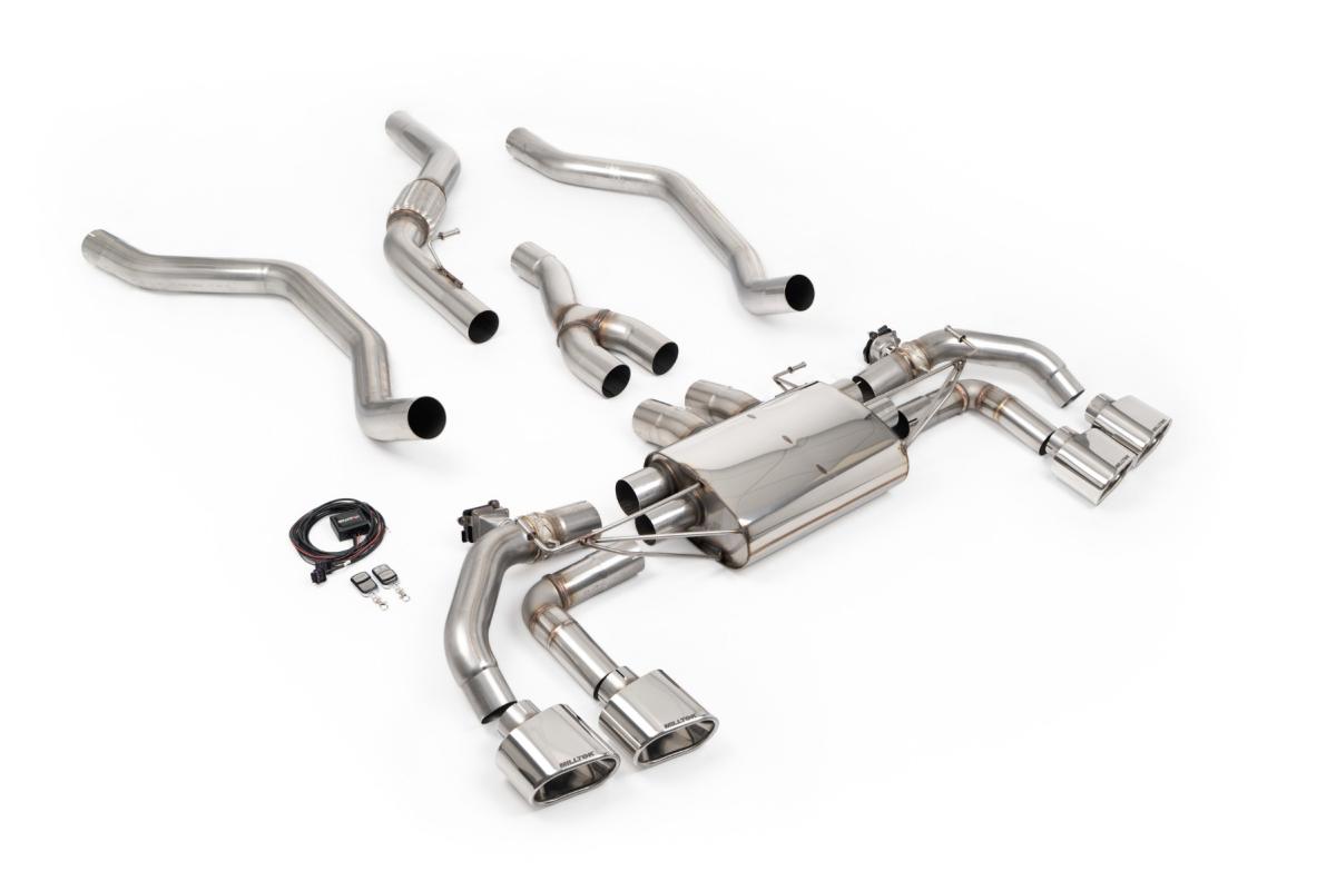Milltek 80mm Valved Cat-Back Exhaust | Range Rover Sport P400 L461 - Cerakote Polished Oval Tips Milltek 80mm Valved Cat-Back Exhaust | Range Rover Sport P400 L461 - Cerakote Polished Oval Tips