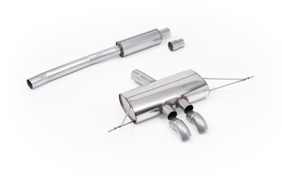 Milltek Resonated Cat-Back Exhaust | Mini Cooper S F66 - OE Style Downturn Tips