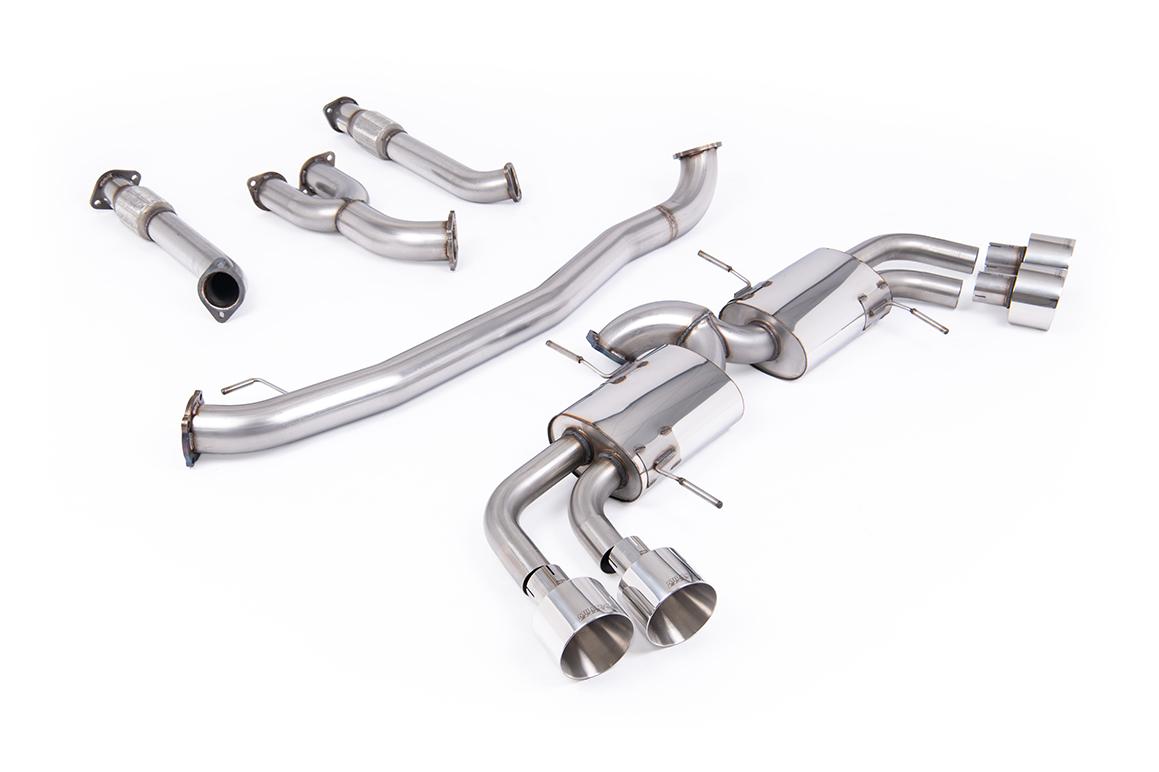 Milltek Non-Resonated Race Cat-Back Exhaust | Nissan GT-R R35 - Polished Tips Milltek Non-Resonated Race Cat-Back Exhaust | Nissan GT-R R35 - Polished Tips