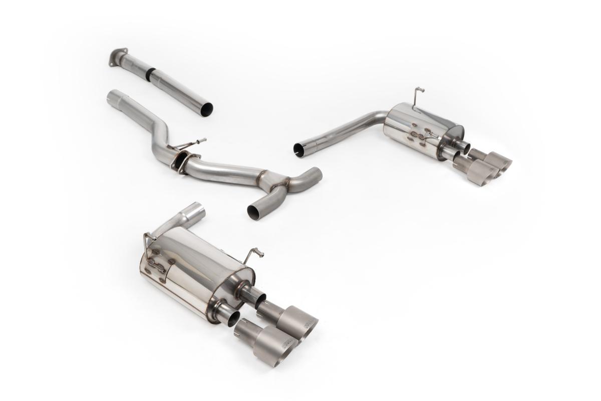 Milltek Non-Resonated Cat-Back | Subaru Impreza WRX VB - Brushed Titanium Tips Milltek Non-Resonated Cat-Back | Subaru Impreza WRX VB - Brushed Titanium Tips