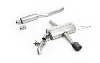 Milltek Resonated GPF-Back Exhaust | Mini F66 JCW - Carbon Fibre Tips