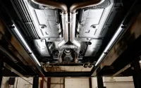 Milltek Front Pipe-Back | Dodge Challenger SRT Hellcat - Brushed Titanium Tips