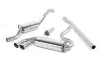 Milltek Resonated Downpipe-Back Exhaust | Audi UR Quattro 10V - Polished Tips