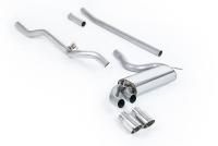 Milltek Non-Resonated Downpipe-Back Exhaust | Audi UR Quattro 10V - Polished Tips