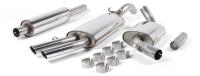 Milltek Resonated Front Pipe-Back | VW Golf GTI MK2 8V-OE-Style Tips