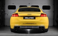 Milltek Non-Resonated Cat-Back Exhaust | Audi TTS MK3 - Cerakote Black Tips