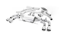 Milltek Valved Cat-Back Exhaust | Alfa Romeo Giulia Quadrifoglio - Polished Tips