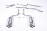 Milltek Non-Resonated Cat-Back Exhaust | Audi B6 S4 - Polished Tips