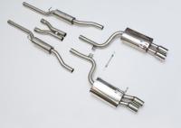 Milltek Resonated Cat-Back Exhaust | Audi B7 S4 - Polished Tips