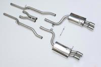 Milltek Non-Resonated Cat-Back Exhaust | Audi B7 S4 - Polished Tips