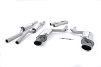 Milltek Resonated Cat-Back Exhaust | Audi B7 RS4 - Cerakote Black Tips