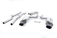 Milltek Non-Resonated Cat-Back Exhaust | Audi B7 RS4 - Cerakote Black Tips
