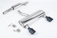 Milltek Resonated Cat-Back Exhaust | Audi TT MK1 - Cerakote Black Tips