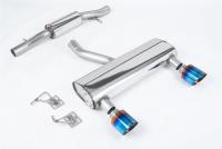 Milltek Resonated Cat-Back Exhaust | Audi TT MK1 - Burnt Titanium Tips