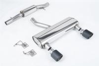 Milltek Resonated Cat-Back Exhaust | Audi MK1 TT - Carbon Fibre Tips