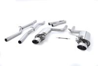 Milltek Valved Non-Resonated Cat-Back Exhaust | Audi B7 RS4 - Polished Tips