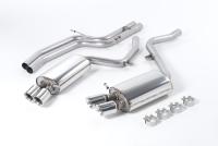 Milltek Non-Resonated Cat-Back Exhaust | Audi B8 S5 V8 - Polished Tips