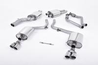 Milltek Resonated Cat-Back Exhaust | Audi B8 S4 V6 - Polished Tips
