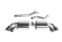 Milltek Non-Resonated Cat-Back Exhaust | Audi TTS MK2 - Quad Polished Tips