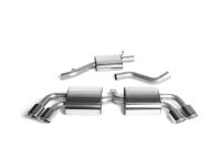Milltek Resonated Cat-Back Exhaust | Audi TTS MK2 - Quad Polished Tips