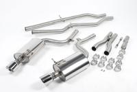 Milltek Non-Resonated Cat-Back Exhaust | Audi B6 S4 - Polished Tips