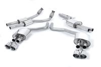 Milltek Resonated Cat-Back Exhaust | Audi C7 S6 S7 - Polished Tips