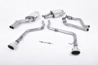 Milltek Race Non-Resonated Cat-Back Exhaust | Audi B8 S5 - Polished Tips