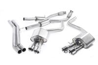 Milltek Resonated Cat-Back Exhaust | Audi D4 S8 Quattro - Polished Tips