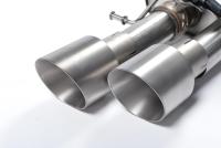 Milltek Resonated Cat-Back Exhaust | Audi D4 S8 - Brushed Titanium Tips