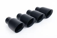 Milltek Resonated Cat-Back Exhaust | Audi 8V S3 - Cerakote Black Tips