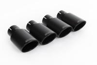 Milltek Resonated Cat-Back Exhaust | Audi 8V S3 - Cerakote Black Tips