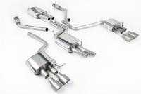 Milltek Resonated Cat-Back Exhaust | Audi 8R SQ5 - Brushed Titanium Tips