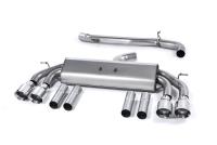 Milltek Non-Resonated Race Cat-Back Exhaust | Audi S3 8V - Polished Tips