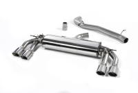 Milltek Non-Resonated Cat-Back Exhaust | Audi MK3 TTS - Polished Tips