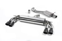 Milltek Resonated Cat-Back Exhaust | Audi MK3 TTS - Cerakote Black Tips