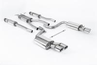 Milltek Resonated Cat-Back Exhaust | Audi C6 S6 V10 - Polished Tips
