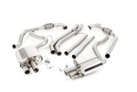 Milltek Non-Resonated Cat-Back Exhaust | Audi B9 S4 S5 - Polished Tips
