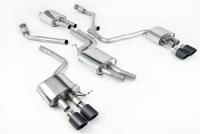 Milltek Resonated Cat-Back Exhaust | Audi 8R SQ5 - Carbon Fibre Tips