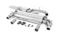 Milltek Resonated Cat-Back Exhaust | Audi RS3 8V - Burnt Titanium Tips