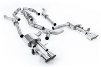Milltek 80mm Resonated OPF-Back Exhaust | Audi D5 S8 - Polished Tips