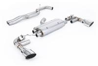 Milltek 80mm Non-Resonated Cat-Back Exhaust | Audi TTRS MK3 - Polished Tips