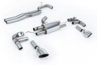 Milltek 80MM Race Cat-Back Exhaust | Audi RS3 8V - Polished Tips