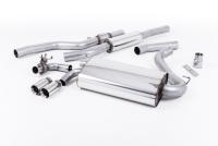 Milltek Resonated Cat-Back Exhaust | BMW 4 Series F32 - Polished Tips
