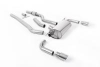 Milltek Non-Resonated Cat-Back Exhaust | BMW 4 Series F32 - Polished Tips