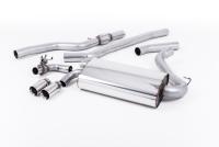 Milltek Non-Resonated Cat-Back Exhaust | BMW 4 Series F32 - Polished Tips