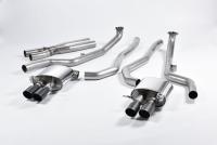 Milltek Resonated Cat-Back Exhaust | BMW F10 M5 - Cerakote Black Tips