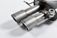 Milltek Resonated Cat-Back Exhaust | BMW F10 M5 - Brushed Titanium Tips