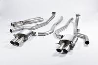Milltek Resonated Cat-Back Exhaust | BMW F10 M5 - Brushed Titanium Tips