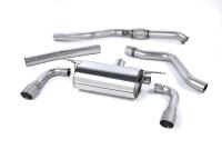 Milltek Resonated Cat-Back Exhaust | BMW F22 M235i - Brushed Titanium Tips